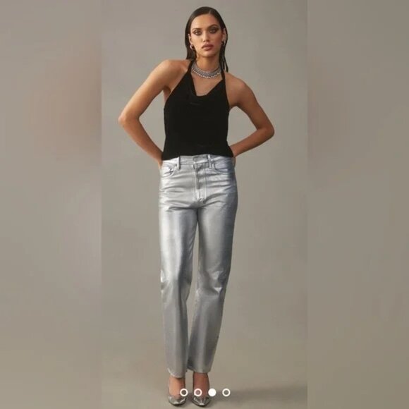 Anthropologie Cowl Neck Velvet Top Size XL NWT - Picture 3 of 6